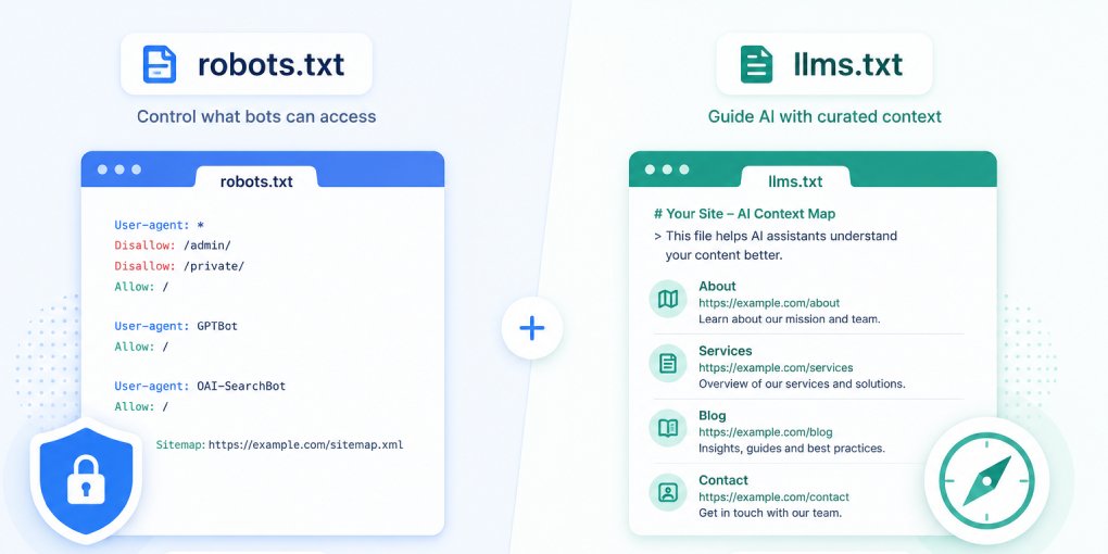 llms.txt vs robots.txt: What's the Difference and Do You Need Both?